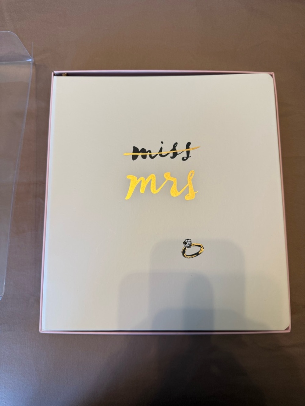 kate spade "miss/mrs" Wedding Planner